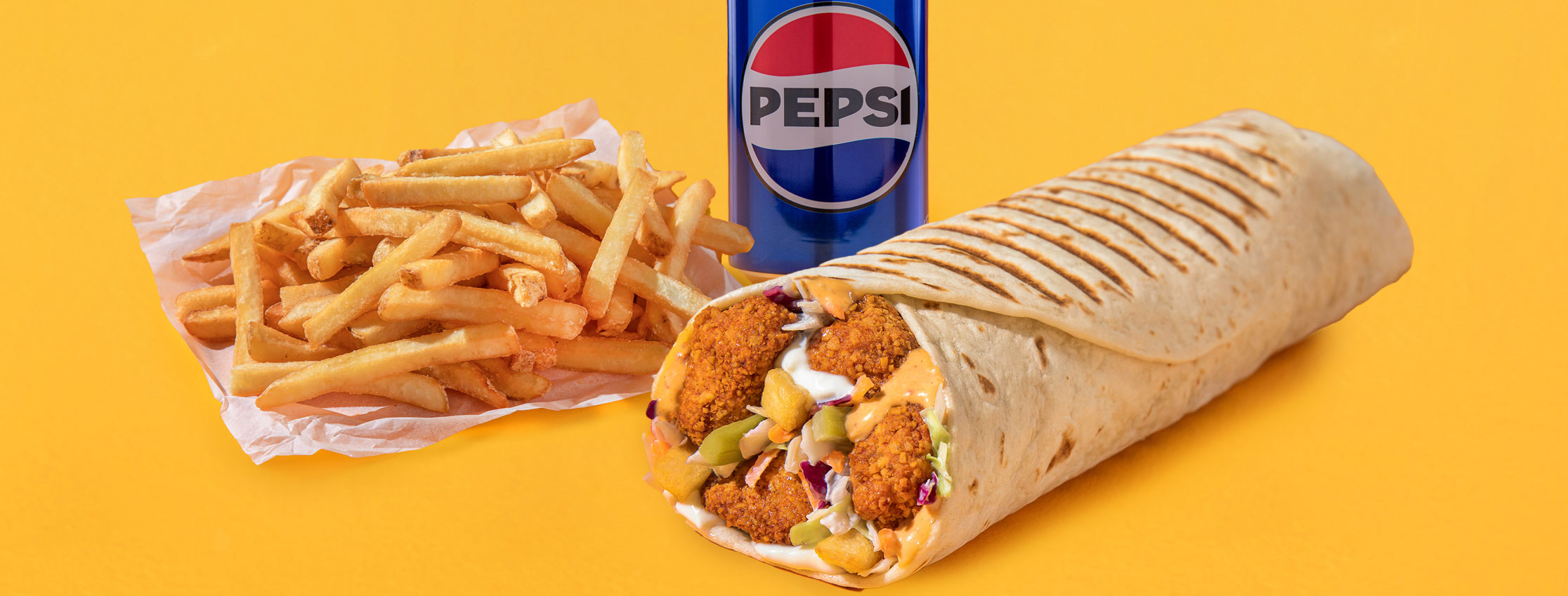 Cheat'os Taouk Wrap Value Meal - NEW